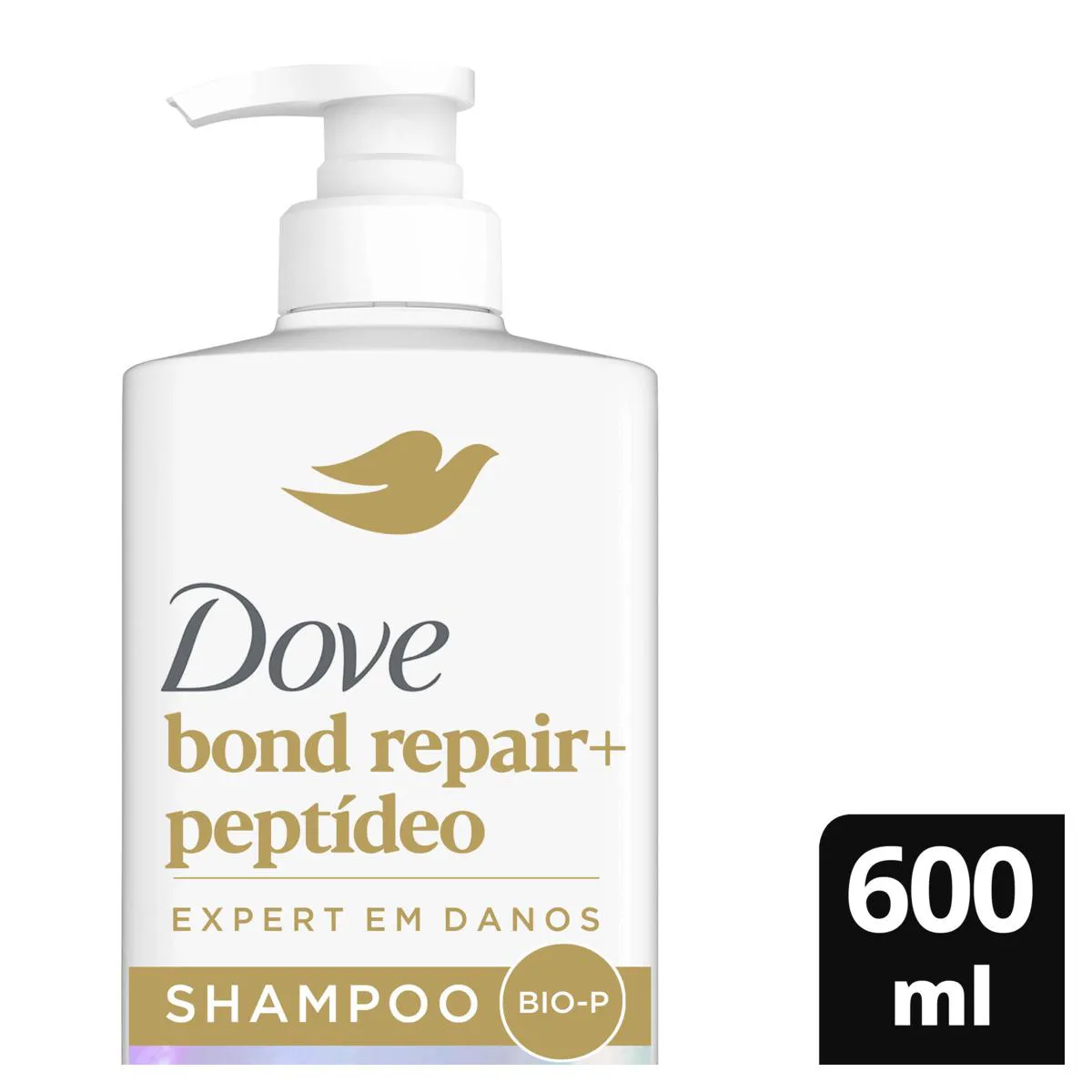 Shampoo Dove Bond Repair + Peptídeo 600ml