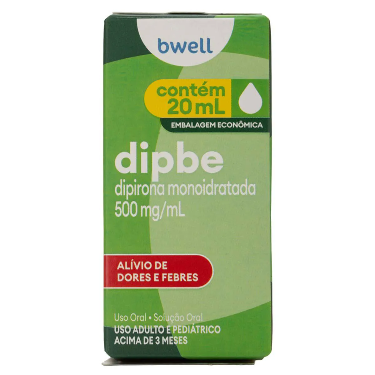 Dipirona Monoidratada Bwell 500mg 20ml