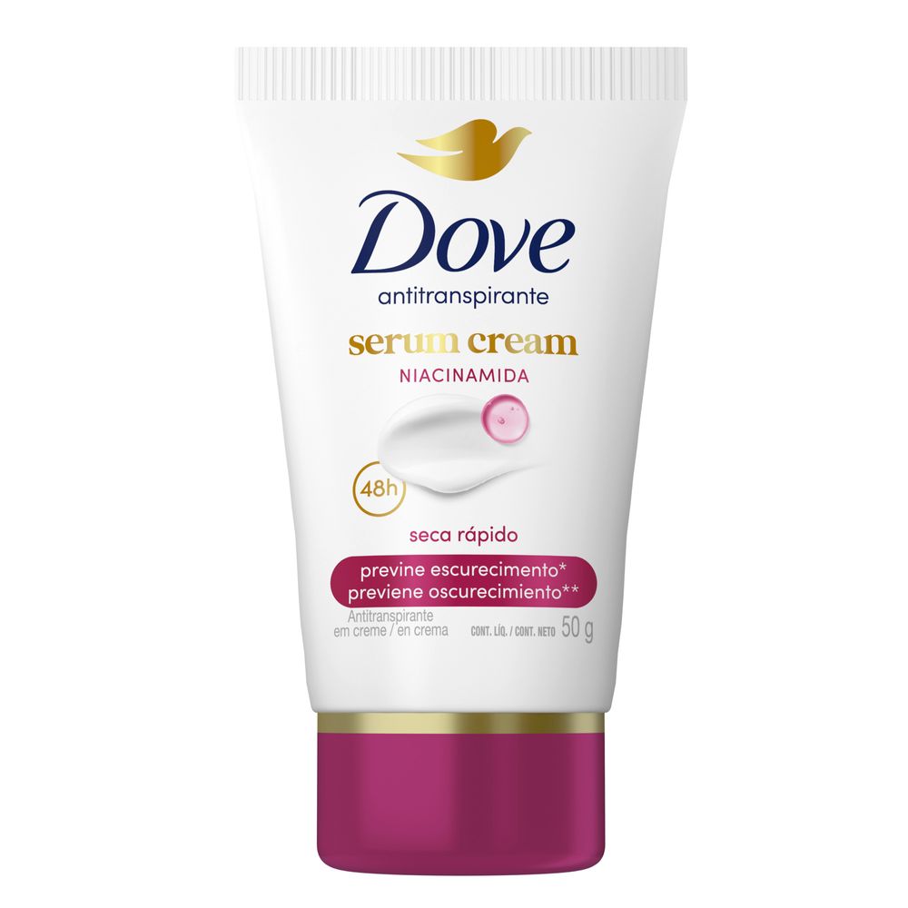 Desodorante Dove Creme Sérum Previne Escurecimento 50g