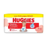 Fralda Descartável Infantil Huggies Máxima Proteção G Pacote 92 Unidades Leve Mais Pague M