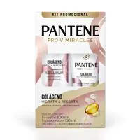 Kit Pantene Colágeno Hidrata &amp; Resgata Shampoo 300ml + Condicionador 150ml